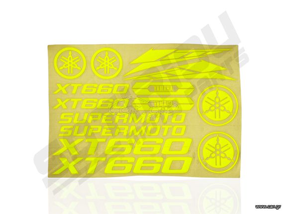 ΚΑΡΤΕΛΑ ΑΥΤΟΚΟΛΛΗΤΑ YAMAHA XTX 660/XTX660/XT660/XT 660 ΚΙΤΡΙΝΑ