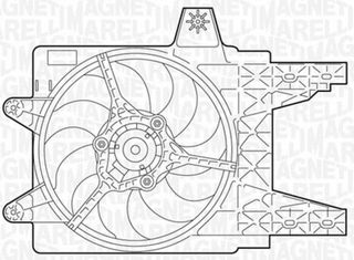 ΒΕΝΤΙΛΑΤΕΡ ΨΥΓΕΙΟΥ FIAT PUNTO 176 - LANCIA Y ΧΩΡΙΣ A/C