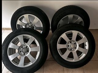 MERCEDES ΖΑΝΤΕΣ ΑΛΟΥΜΙΝΙΟΥ ΚΑΙ ΛΑΣΤΙΧΑ NEXEN DOT 4222 235/60R17 * A2044013502 - A2044013502 *  7.5*17 - ET47,5 - 5*112 + ΑΙΣΘΗΤΗΡΕΣ ΠΙΕΣΗΣ!!!
