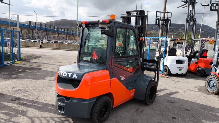 Toyota 2018 8FD35 3500KG ΠΛΑΓΙΑ - ΔΙΠΛΆ ΛΆΣΤΙΧΑ