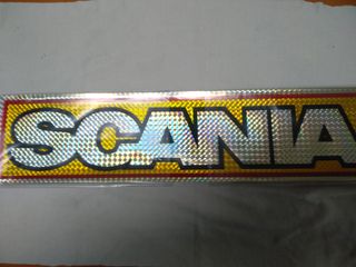 ΑΝΑΚΛΑΣΤΙΚΑ ΑΥΤΟΚΟΛΛΗΤΑ ΜΑΡΚΕΣ ΦΟΡΤΗΓΩΝ SCANIA 148,5Χ10,5