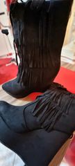 Μποτάκια πλατφόρμες γυναικεία migato no 40 suede + δώρο