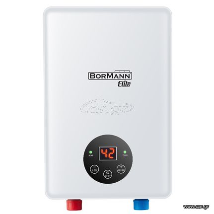 BORMANN Elite BTW3550 Επιτοίχιος Ταχυθερμοσίφωνας Μπάνιου Ηλεκτρικός Μονοφασικός 7Kw, Ipx4