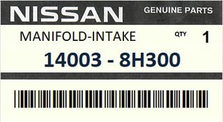 Πολλαπλή εισαγωγής NISSAN X-TRAIL T30 2001-2003 ENGINE QR20DE #140038H300