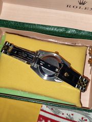 Rolex date just 2 tone black dial-thumb-20