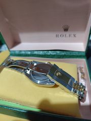 Rolex date just 2 tone black dial-thumb-24
