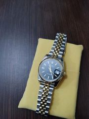 Rolex date just 2 tone black dial-thumb-5