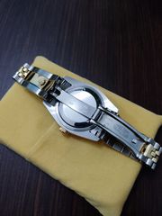 Rolex date just 2 tone black dial-thumb-4
