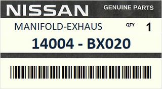 Πολλαπλή εξαγωγής NISSAN MICRA K12 2002-2010 NOTE E11 2006-2009 ENGINE CR14 CGA3 #14004BX020