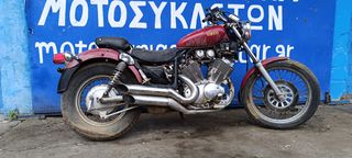 Yamaha xv535 virago535 virago xv 535 κινητηρας μοτερ πηνια βολαν μιζα κομπλερ ψυγειο φτερο εξατμιση πλεξουδα ζαντα πισω αξονας διαφορικο ψαλιδι αμορτισερ πιρουνι  φλας
