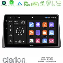 Clarion GL700 Lite Series 8Core Android11 2+32GB Dacia Duster 2019- Navigation Multimedia Tablet 9" Με Carplay & Android Auto