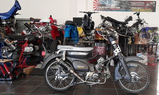exatmisi VPR RACING  HIGH UP  32-50  gia honda c50 glx50 astrea supra DY 50 / 125  z50 DAX Chaly MODIFYING GARAGE "since1993" TAKEGAWAGR - 4miniracingparts,gr