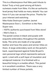 NIKE KOBE BRYANT DESTROYER LEATHER JACKET-thumb-7