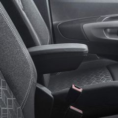 Ολοκληρωμένος Τεμπέλης Καθίσματος ARMSTER 3 SEAT MOUNTED για Opel Mokka LHD 2012-2016 / Mokka X LHD 2016-2020 από Πλαστικό και Vegan Δέρμα σε Μαύρο Χρώμα RATI - 1 τεμ.-thumb-1
