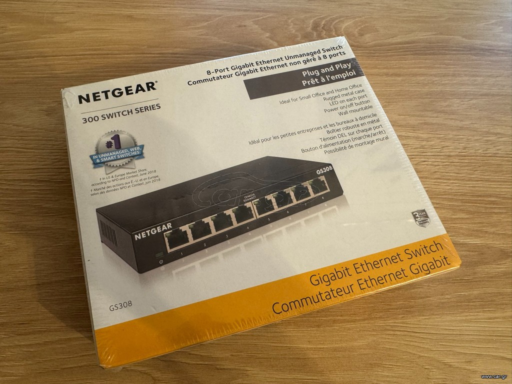 Switch 8 Gbit port NETGEAR GS308