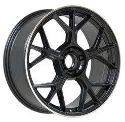 MERCEDES BENZ STYLE AMG ΖΑΝΤΕΣ ΚΑΙΝΟΥΡΓΙΕΣ ΣΕΤ 7,5Χ17 5Χ112Κ ΕΤ35 ΜΑΥΡΟ ΜΑΤ ΜΕ ΔΙΑΜΑΝΤΕ ΧΕΙΛΟΣ