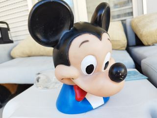 Vintage Πλαστικός Κουμπαράς Mickey mouse 1971