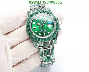 Rolex Submariner Hulk Emerald icedout bustdown Superclone Αντιγραφο 1:1