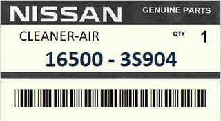 Παππάς- Φίλτρο αέρα κομπλέ NISSAN KING CAB D22 1998-2001 ENGINE TD25TI #165003S904