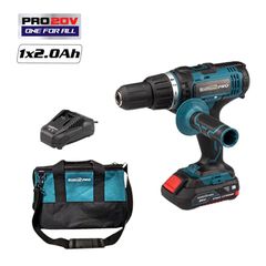 ΒORMANN Pro BBP9300 Δράπανο Κρουστικό Μπαταρίας 20V & Μπαταρία & Φορτιστής & Τσάντα Εργαλείων