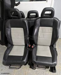 ΣΑΛΟΝΙ ΚΟΜΠΛΕ για JEEP COMPASS 2007 2008 2009 2010 2011  ΔΕΡΜΑ ΥΦΑΣΜΑ 300€ Μεταχειρισμένα καθίσματα αυτοκινήτων δερμάτινα υφασμάτινα & bucket.Μοναδικές τιμές!!!