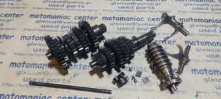 σασμαν κομπλε με μυλο φουρκετες  Husqvarna te410 te400 te610 sm410 te sm 410 gearbox transmission transmision shift drum forks