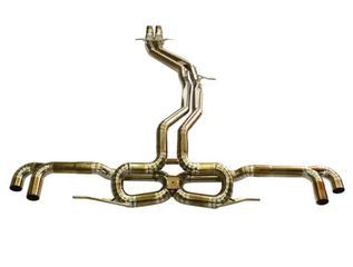Lamborghini Urus Titanium Gold Cat Back Exhaust System-thumb-1