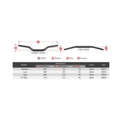 Τιμόνι SCAR S² 22mm “High”-thumb-1