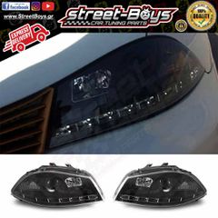 ΜΠΡΟΣΤΑ ΦΑΝΑΡΙΑ ΜΑΥΡΑ DAYLIGHT SEAT IBIZA 6L (2002-2008) | Street Boys - Car Tuning Shop |