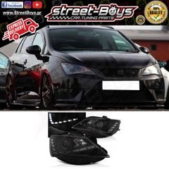 ΜΠΡΟΣΤΑ ΦΑΝΑΡΙΑ ΜΑΥΡΑ TRU DRL SEAT IBIZA 6J (2012-2015) | Street Boys - Car Tuning Shop |