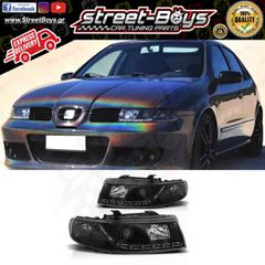 ΜΠΡΟΣΤΑ ΦΑΝΑΡΙΑ ΜΑΥΡΑ DAYLIGHT SEAT LEON 1M & TOLEDO (1999-2004) | Street Boys - Car Tuning Shop |