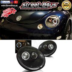 ΜΠΡΟΣΤΑ ΦΑΝΑΡΙΑ ΜΑΥΡΑ ANGEL EYES VW BEETLE (1998-2005) | Street Boys - Car Tuning Shop |