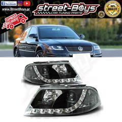 ΜΠΡΟΣΤΑ ΦΑΝΑΡΙΑ ΜΑΥΡΑ DAYLIGHT VW PASSAT B5 FACELIFT (2000-2005) | Street Boys - Car Tuning Shop |