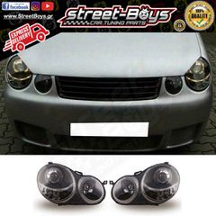 ΜΠΡΟΣΤΑ ΦΑΝΑΡΙΑ ΜΑΥΡΑ ANGEL EYES VW POLO 9N (2001-2005) | Street Boys - Car Tuning Shop |