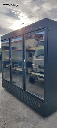 Μεταχειρισμένο Ψυγειο Θάλαμος Τριπλό με Κρυστάλλινες Πόρτες 248Χ80Χ225 Attica-Inox....ΔΕΚΤΗ ΠΙΣΤΩΤΙΚΗ ΚΑΡΤΑ ΑΤΟΚΕΣ ΔΟΣΕΙΣ