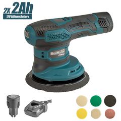 BORMANN Pro BCP3800 Αλοιφαδόρος Τριβείο Έκκεντρο Μπαταρίας 12V,150mm,8mm,2000-4500Rpm,2x2Ah