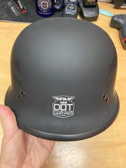 Κράνος Motorcycle Retro Choper Style Fly racing, DOT matte black