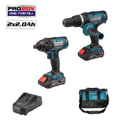 ΒORMANN Pro BBP9200 Σετ Κρουστικό Δράπανο & Παλμικό Κατσαβίδι Μπαταρίας 20V
