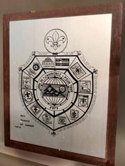 🛡️ ⚜️ Πλακέτα 14ου Παγκόσμιου Προσκοπικού Τζάμπορι στο Λιλεχάμερ της Νορβηγίας - Προσκοπισμός (1975)