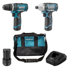 ΒORMANN Pro BBP9070 Σετ Κρουστικό Δραπανοκατσάβιδο & Παλμικό Κατσαβίδι Μπαταρίας 12V