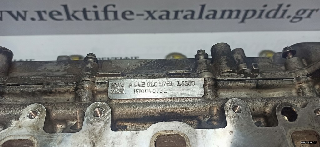 MERCEDES BENZ 642 - Μεταχειρισμένη κεφαλή με εκκεντροφόρους