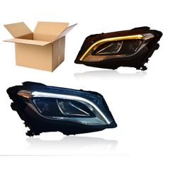 Φανός εμπρός full led LEDEVO mercedes gla x156 2014-2019 plug and play έτοιμα χωρίς έξτρα κωδικοποιήσεις πατέντες κλπ