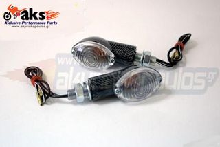 ΦΛΑΣ AKS ΜΙΝΙ LED ΜΑΥΡΟ ΔΙΑΦΑΝΟ ΖΕΥΓΟΣ ---www.akyriakopoulos.gr---