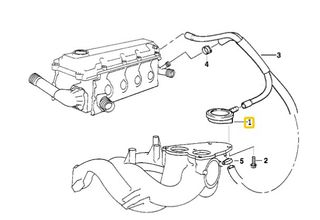 BMW E36, E46, E34, Z3 Βαλβίδα εξαερισμού στροφαλοθαλάμου EPCV-BM-005-thumb-7