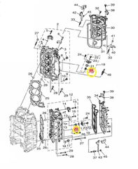 Ανόδιο Κινητήρα Yamaha F.225 (6AT) 2007-2020 6ML113250000