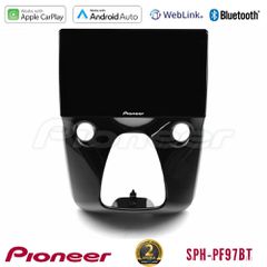Pioneer !! Εργοστασιακή οθόνη OEM PEUGEOT 108 & CITROEN C1 & TOYOTA AYGO 2014-2022 οθόνη αφής 9inch″ με Android Auto!! & Apple CarPlay!! Wi-Fi-Bluetooth-USB-MP3-Weblink ΓΡΑΠΤΗ εγγύηση 2 ετών!!