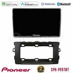 Pioneer !! Εργοστασιακή οθόνη OEM TOYOTA Auris 2013-2015  οθόνη αφής 9inch″ με Android Auto!! & Apple CarPlay!! Wi-Fi-Bluetooth-USB-MP3-Weblink ΓΡΑΠΤΗ εγγύηση 2 ετών!!