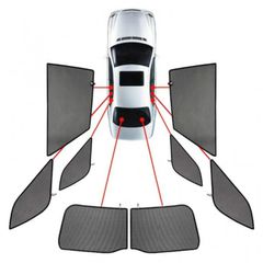 CarShades ΚΟΥΡΤΙΝΑΚΙΑ ΜΑΡΚΕ CAR SHADES ΓΙΑ BMW X6 (F16) 5D 2015-2019- 8 ΤΕΜ. PVC.BMW-X6-5-B