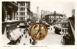 📮 Καρτποσταλ Νέας Υόρκης (δεκ. 1900) Herald Square, New York (ph. Davidson Brothers) – USA Αμερική
