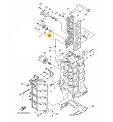 Ανόδιο Κινητήρα Yamaha F.115 (68V) 2000-2015 68V113250200